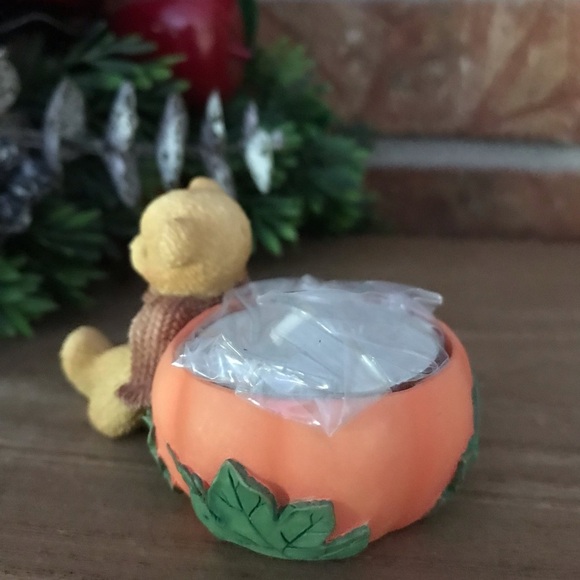 ❤️ Rare 1998 Cherished Teddies Pumpkin Candle‼️FINAL SALE - Picture 5 of 6